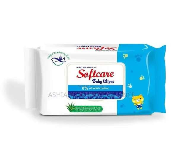 Softcare Baby Wipes 60pcs · Photo 1