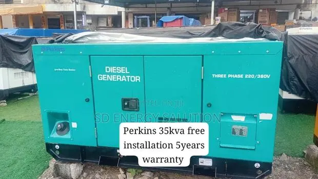 Perkins 35kVA Diesel Generator – Silent Heavy Duty Generator · Photo 1