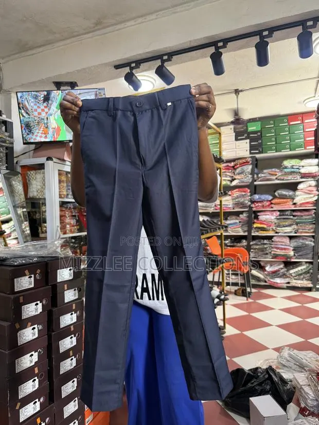 Quality Kids Material Black and Blueblack Trousers in 20-28 · Photo 4