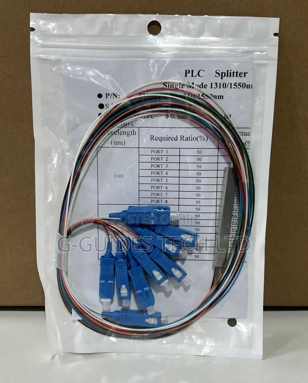 8-Port PLC Splitter Sc,Planar Lightwave Circuit Splitter 1x8 · Photo 1