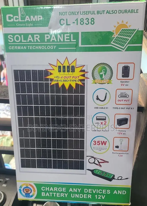 35w Solar Panel · Photo 1