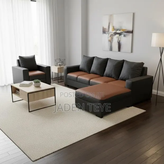 Brand New Luxury L Sharp Sofa and Single · Photo 1