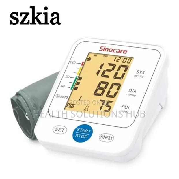 Sinocare Blood Pressure (BP) Monitor (Machine) Arm Type · Photo 2