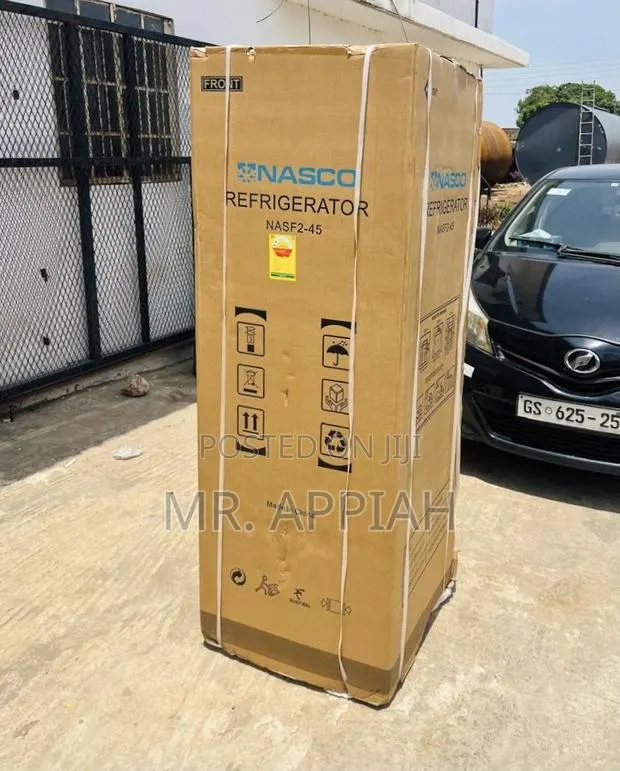 Sleek Stainless Steel Nasco Double Door Refrigerator(Nasf2-45)320l · Photo 1