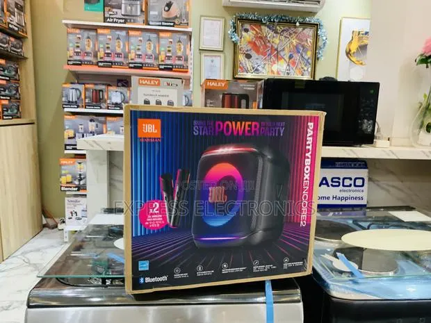 Grab the New JBL PartyBox Encore 2 Portable Party Speaker With 2 Mics · Photo 1