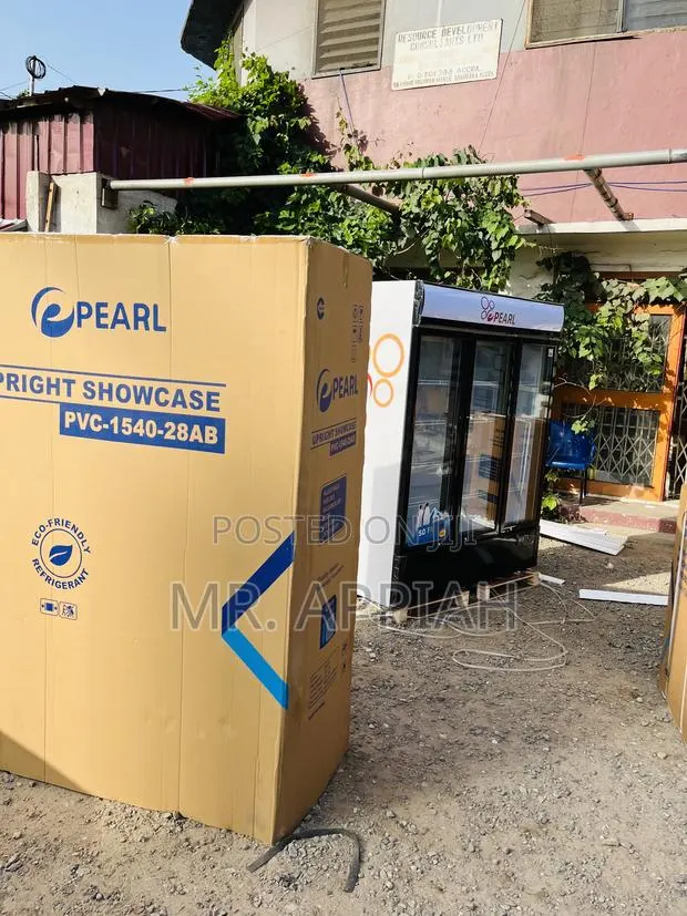 Efficient Pearl 3 Door Electric Display Fridge. · Photo 1