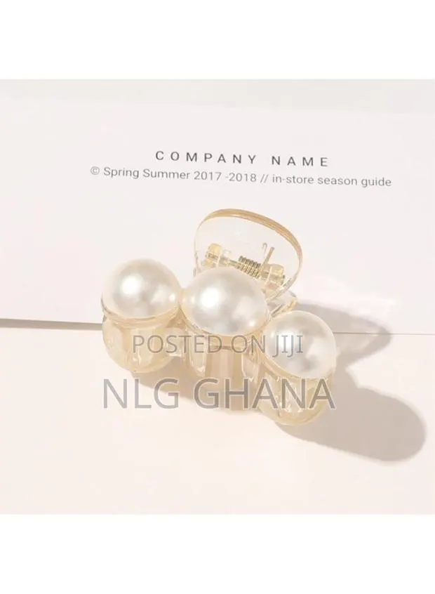 Artificial Pearl Hairpin Hairwear Rhinestone. · Photo 1