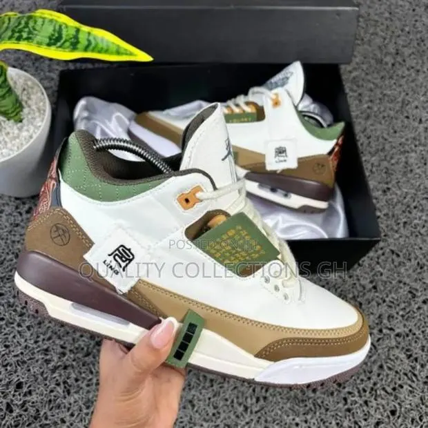 Jordan 3 Retro Se White Dark Brown · Photo 1