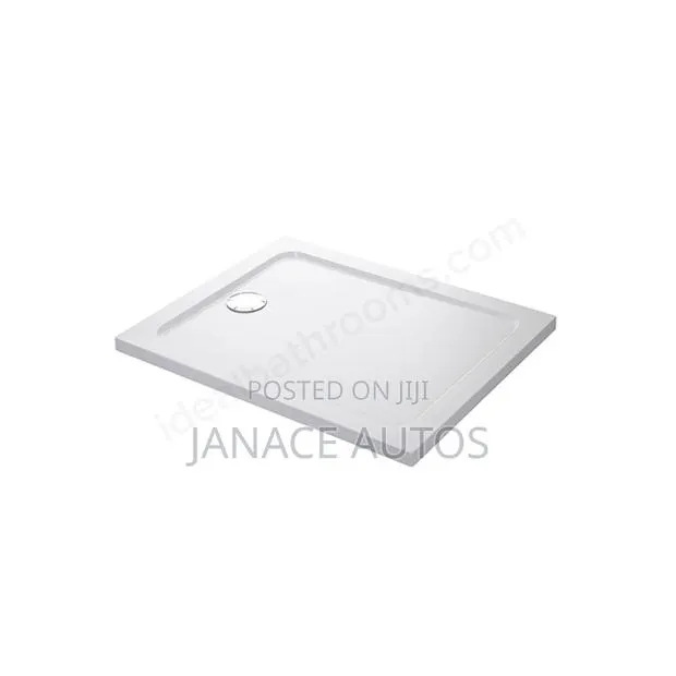 Mira Flight Low Rectangular Shower Tray Flat Top 1100x800mm White · Photo 1