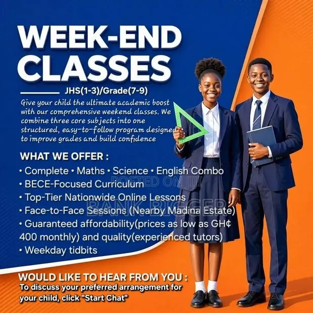 Premium JHS/Grade(7-9) Weekend Classes: Maths, Science & English Combo · Photo 1