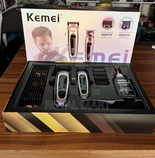 Kemei Professional Hair Clipper and Trimmer Set · Photo 1