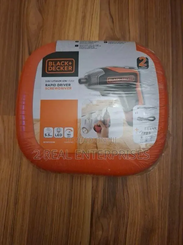 Black Decker 3.6v Cordless Li-Ion Rapid Screwdriver Bcf611ckusb · Photo 1