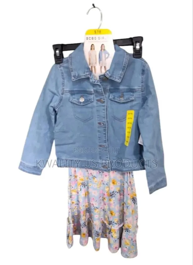 BCBG Girls Denim Dress Set · Photo 1
