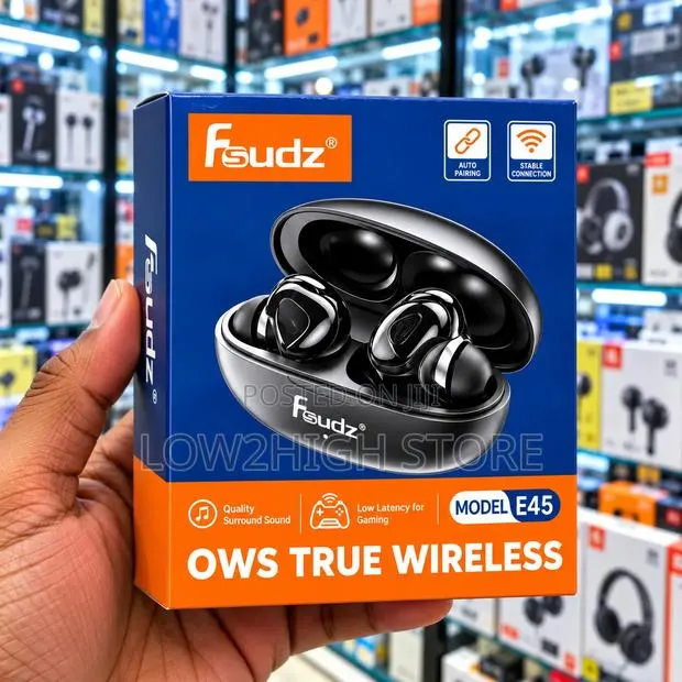 Fsudz E45 OWS Open-Ear True Wireless Earbuds - Low2High · Photo 1