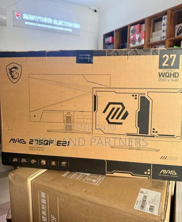 Msi Mag 27", Qhd, 210hz, 0.5ms, HDR Gaming Monitor. · Photo 1