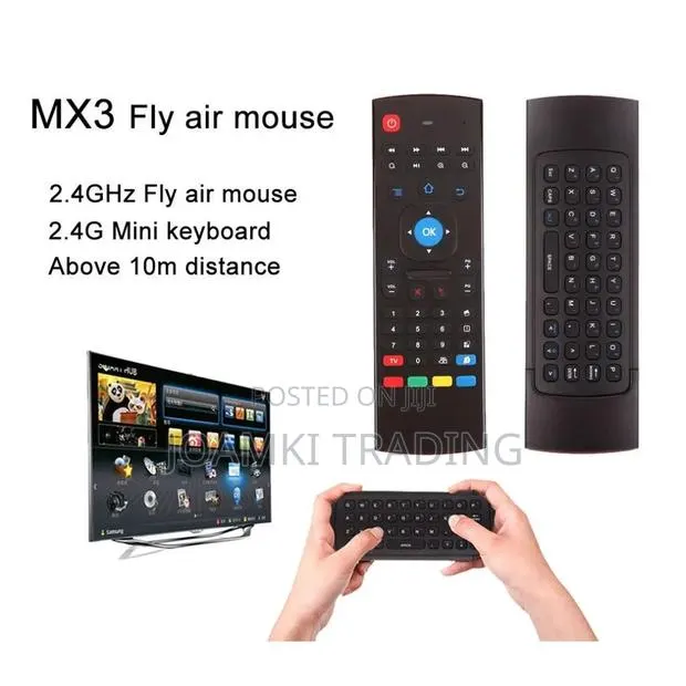 Fly Airmouse Remote Keyboard For Android TV, Smart TV, PC, · Photo 1
