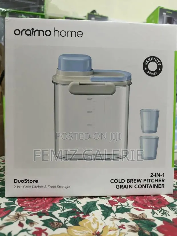 Oraimo DuoStore 2in1 2.7L Grain Storage Container · Photo 1