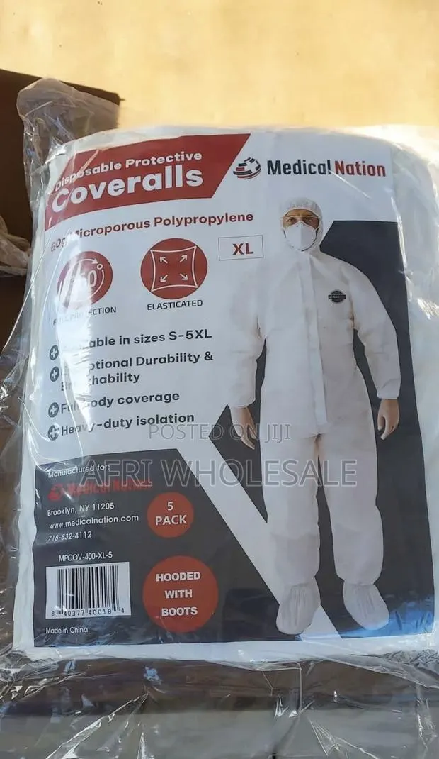 Protective Suit Disposable Coverall Overall Safety Gown Medical · Photo 1