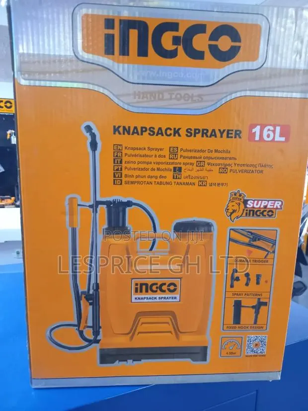 Ingco 16L Knapsack Sprayer-Padded Strap for Comfort · Photo 1