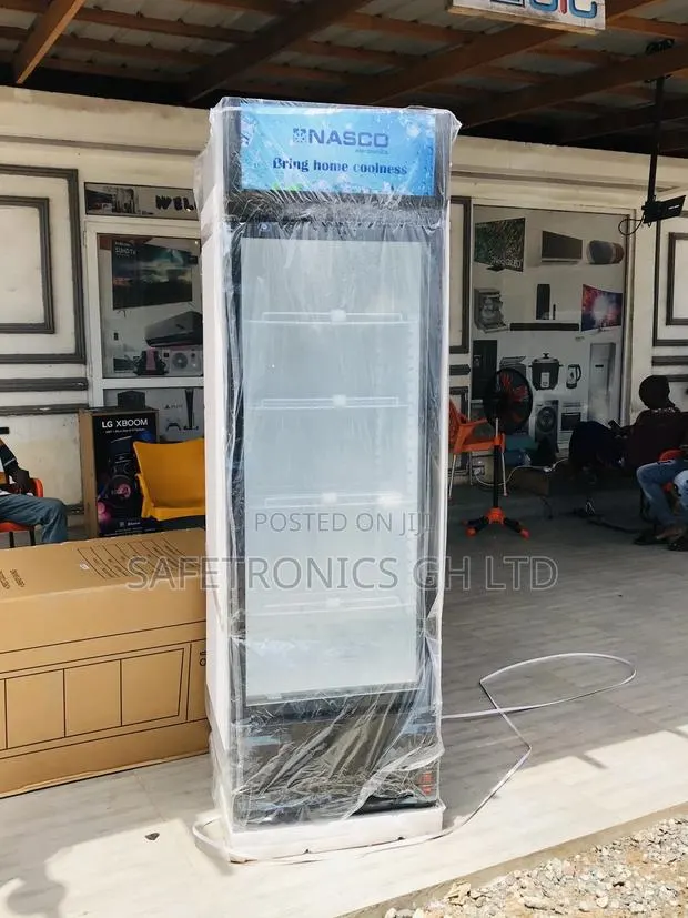 Display Nasco Glass Nasfl360-1dr Singledoor Fridge White · Photo 1
