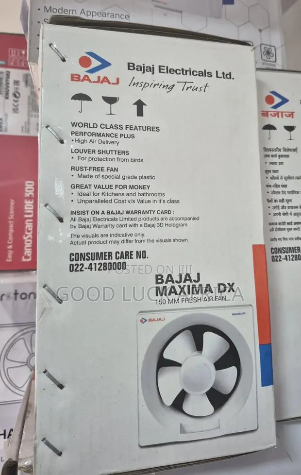 Bajaj Maxima DLX 150 MM Exhaust Fan for Kitchen & Bathroom · Photo 1
