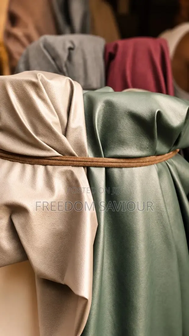 Premium Pu Leather Upholstery Fabric Rolls – Assorted Colors · Photo 1