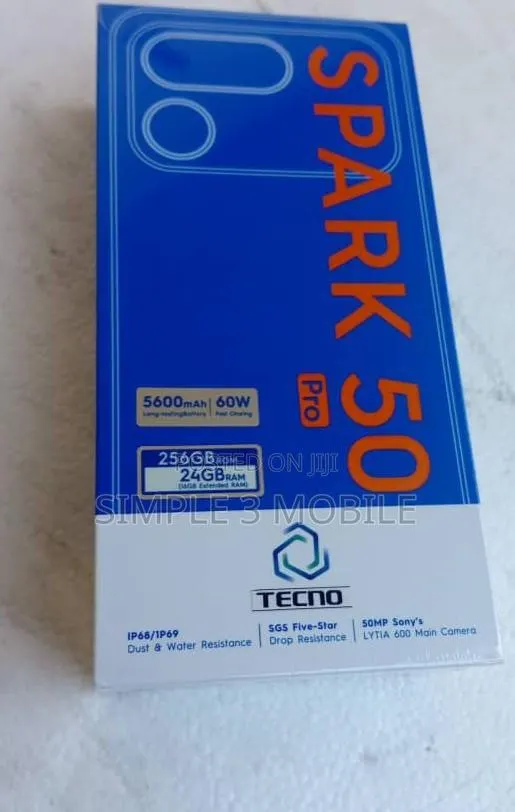 New Tecno Spark 50 Pro 256 GB Blue · Photo 1