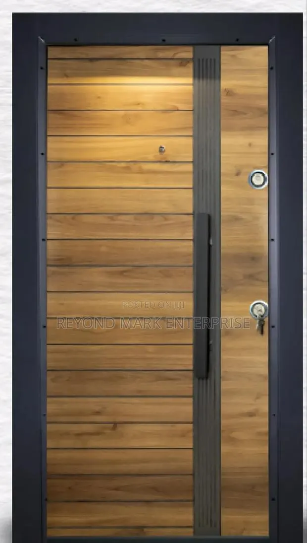 Heavy Duty Turkish Security Door, Single, One and a Half Brown · Photo 1
