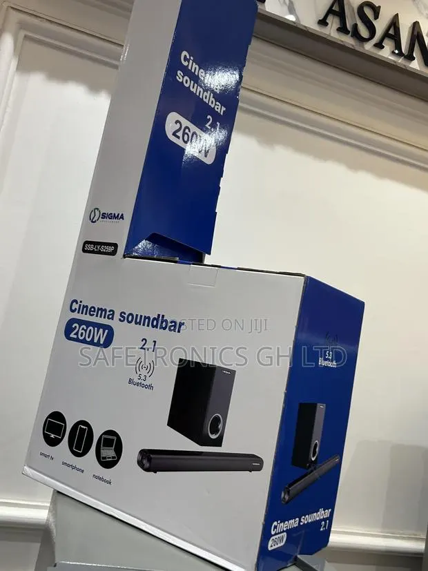 Try Out New Bluetooth Soundbar Sigma SSB-Ly-S259p Wireless 260 Watts · Photo 1