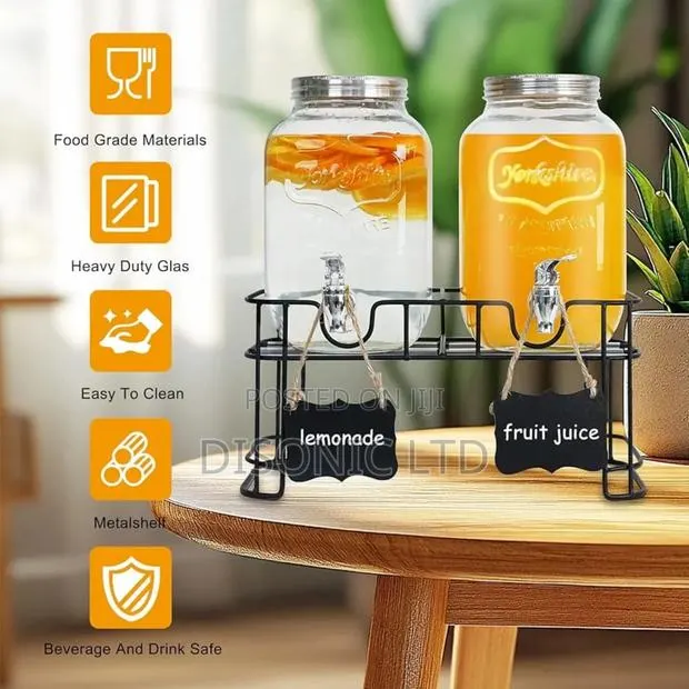 8 Liters Glass Juice Dispensers · Photo 1