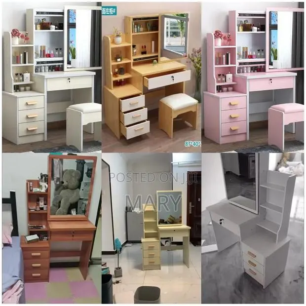 Vanity Dresser With Stool · Photo 1