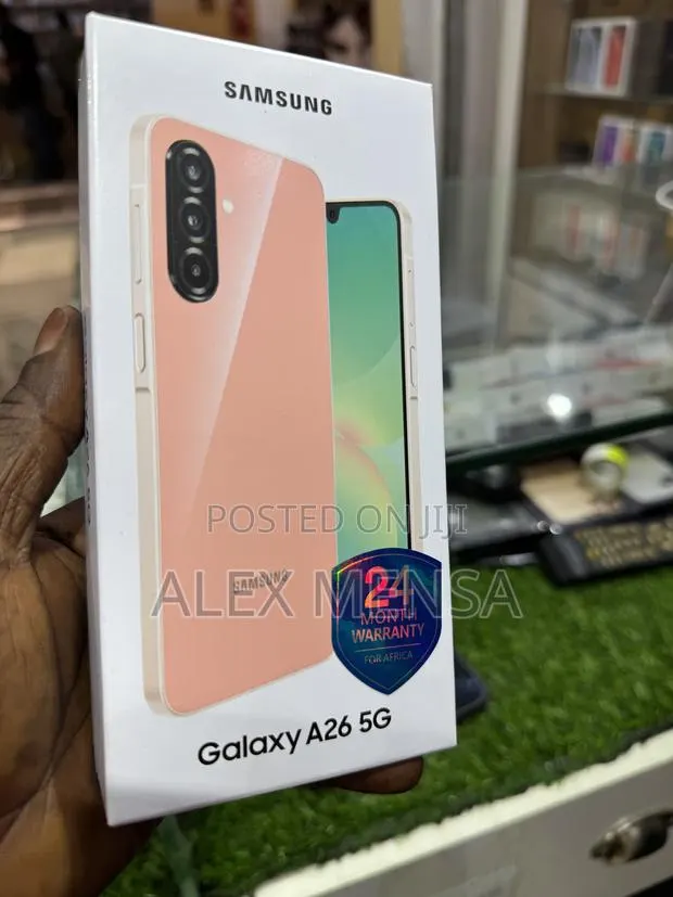New Samsung Galaxy A26 256 GB Pink · Photo 1