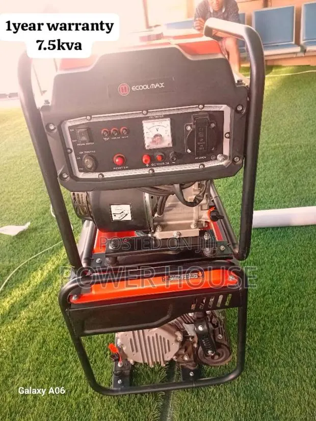 Crown Nodes Ecoolmax Petrol Generator 7.5kva 8500watts · Photo 1
