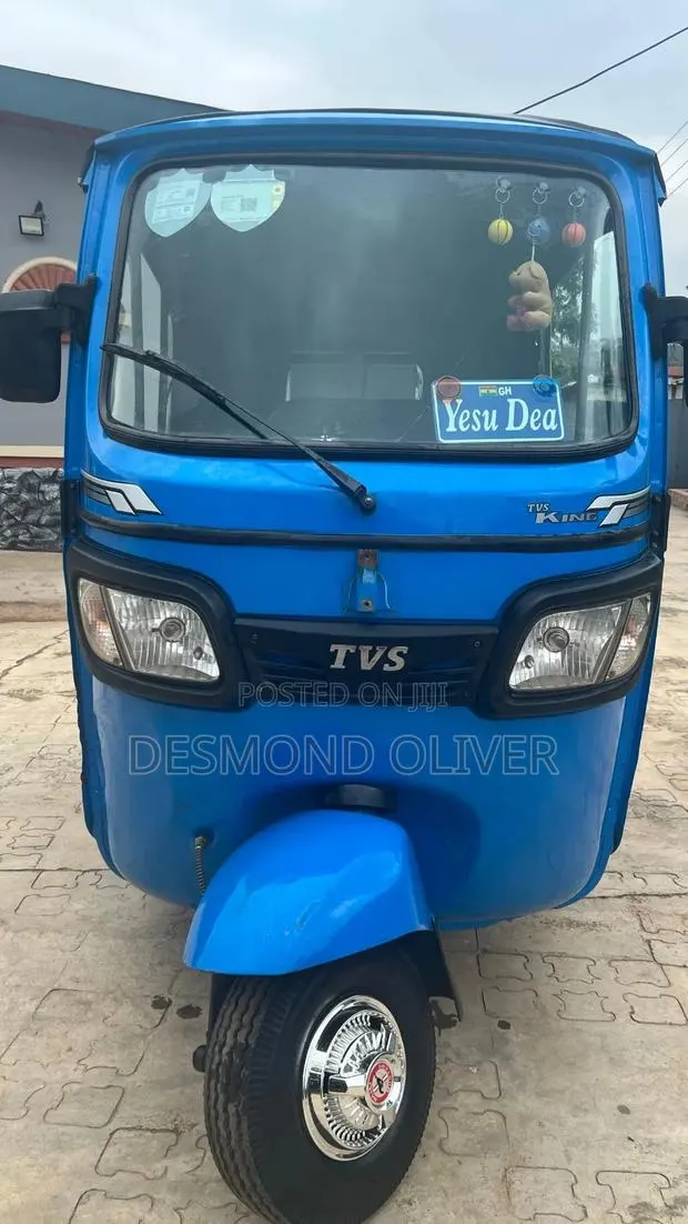 TVS King Deluxe Plus iTouch Start 2025 Blue · Photo 1