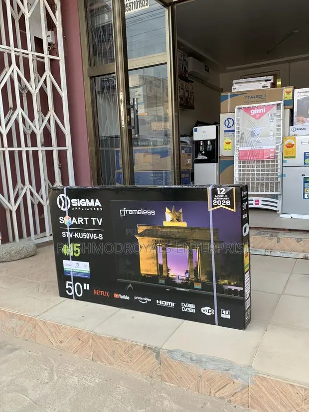 Sigma Stv-ku50v6-s:50 Smart Uhd Led Tv With Built-in Satellite Apps · Photo 1