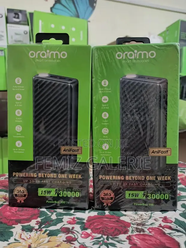 Oraimo Powerbox 300 Lite, 30000mah Power Bank · Photo 1