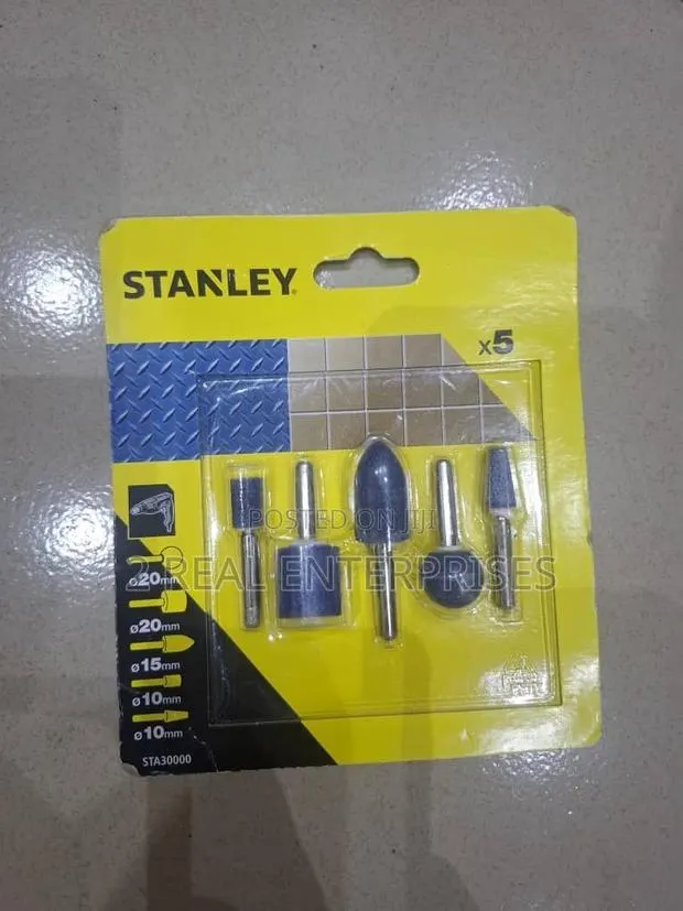 Stanley 5-Piece Mounted Stones Mixed Set 6mm · Photo 1