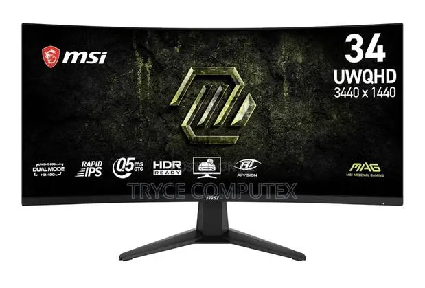 Msi Mag 34inch 1440p 200hz Ultra Curved Monitor · Photo 1