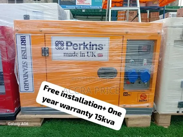 Power All Day Generator 15kva Perkins Diesel Bearable Noise · Photo 1