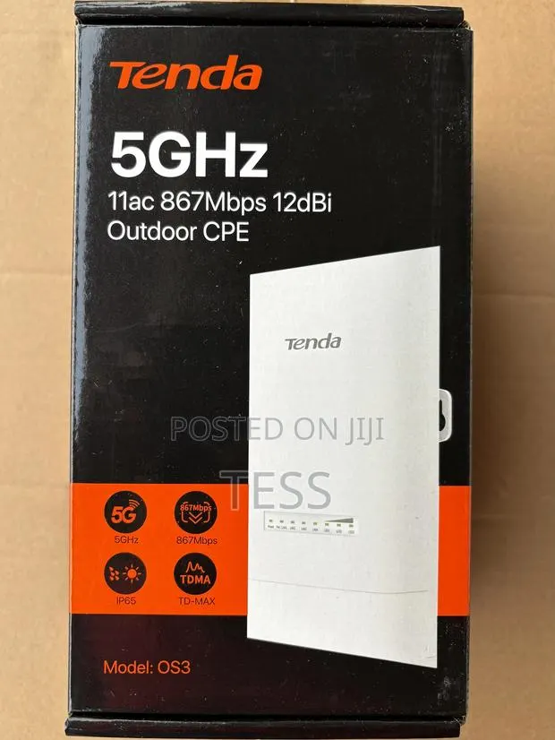 Tenda Os3 Wireless 5km PTP Cpe 12dbi Access Point Outdoor · Photo 1