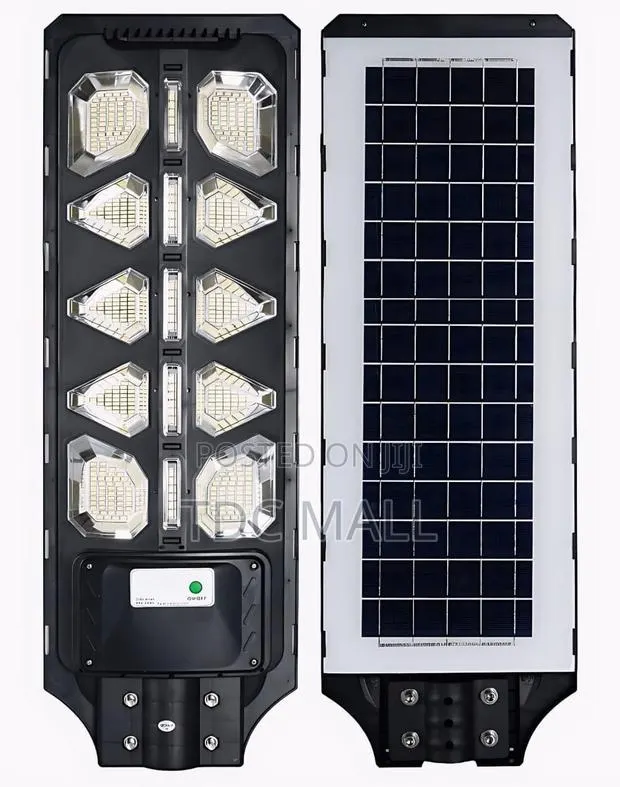650K Brightness -1000w LED Solar Street Lights With Remote + Sensors · Photo 1