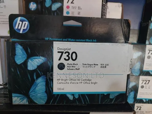 Hp Plootter Ink 730 Black · Photo 1