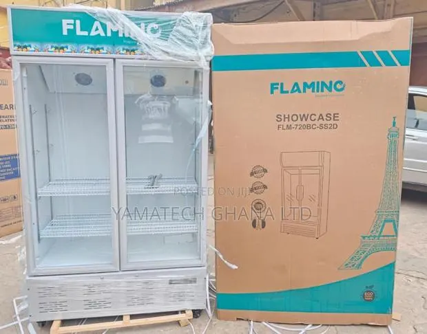 FLAMINO 650 LITRE Double Door Display Fridge · Photo 1