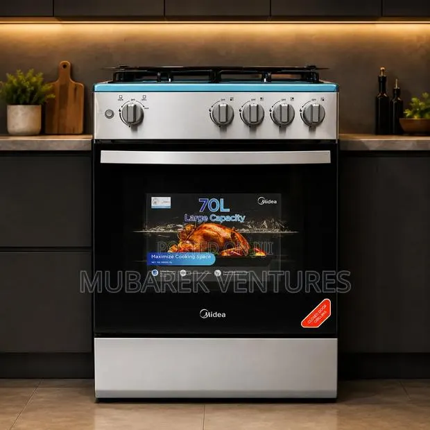 Midea 60x60 Gas Cooker With Oven and Grill · Photo 1