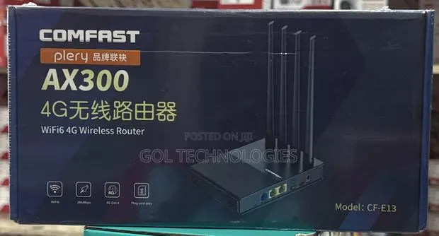 Comfast Ax300 Wifi6 4g Wireless Router Cf-E13 · Photo 1