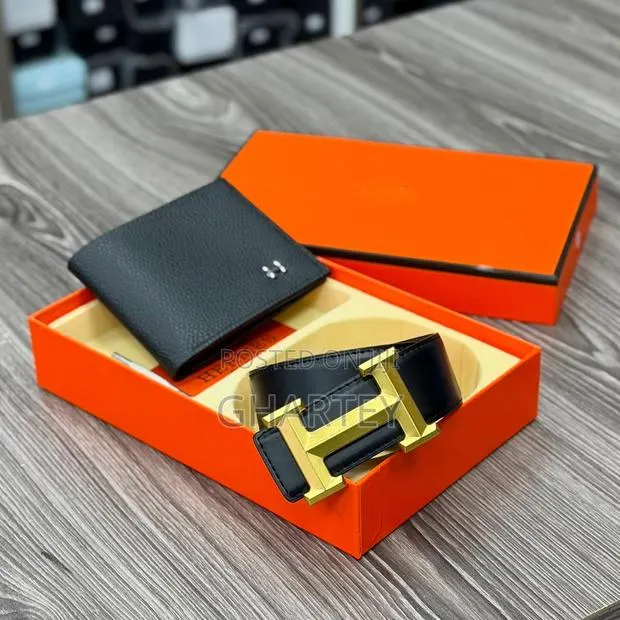 Luxury Men’s Belt Wallet Gift Set - Designer Belts Wallets · Photo 1