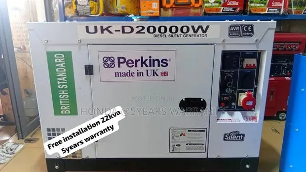 Perkins 22kVA Diesel Generator – Perfect Shops, Offices Homes 22kva · Photo 1