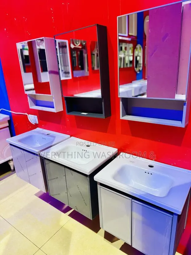 Cabinet Basin 50cm With Mirror_vanity Wash Hand Cabinet Basin and Tap · Photo 1