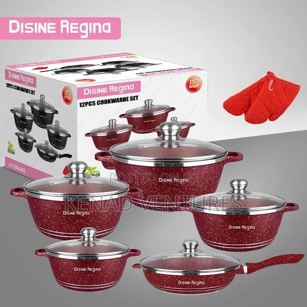12-Piece Die-Cast Aluminium Cookware Set · Photo 1