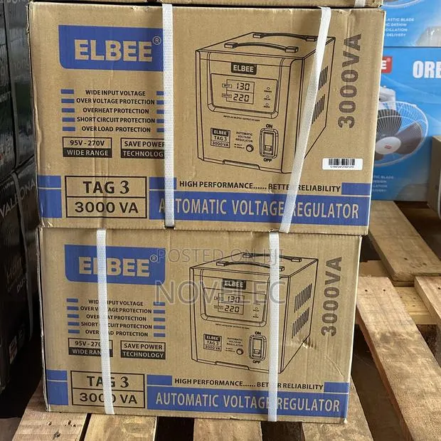 Elbee Tag 3 3000va Voltage Regulator · Photo 1